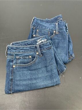 ⭐️Seven7 Women's Blue Straight Leg and Skinny Jeans 2 pair